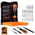Jakemy JM-8160 33-in-1 Precision Screwdriver Set with Flexible Shaft, Anti-Slip Handle & CR-V Bits for Electronics. 