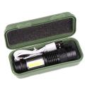 Professional Tactical Flashlight 3 modes led torch flashlight Zoom Mini LED Flashlight.