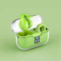 G91 Transparent Case Charging Clipping-Ear Design Bluetooth Wireless Earbuds. 