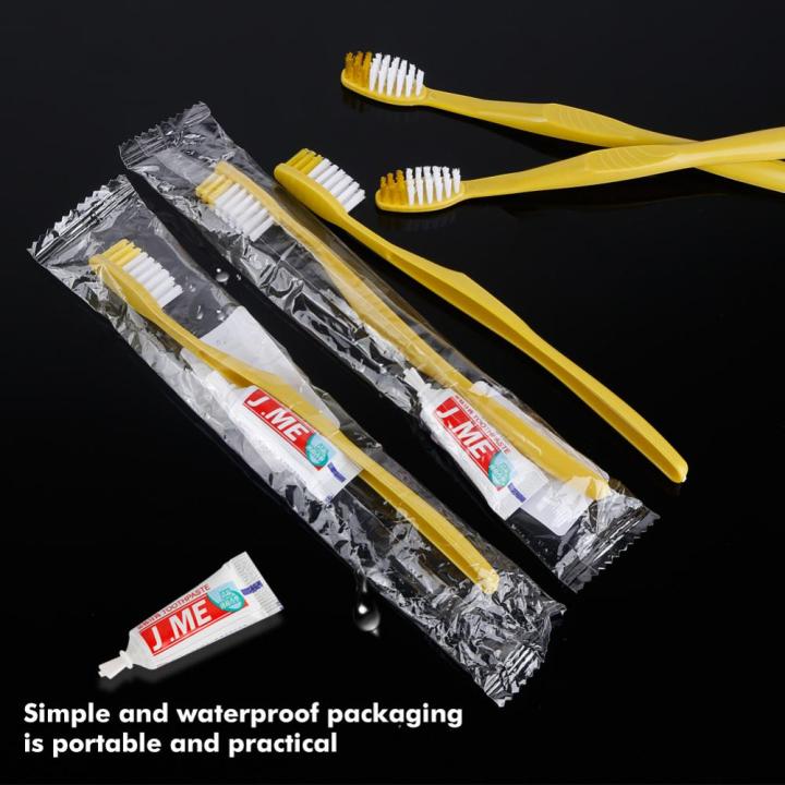 10/20/50PCS Hotel Disposable Toothbrush Toothbrush With Toothpaste Wash Gargle Suit For Travel Camping Supplies New