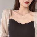 Mini Heart Necklace Fashionable Women’s Elegant Pendant Jewelry.