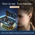 Tinzzi TWS Sport Bluetooth Headphones Handfree Noise Cancelling Wireless Gaming Earbuds Not in Ear Earphones with Charging Box. 