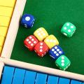 Four-Sided Flip Card Game Educational Toys Digital Board Wooden Toy Dice Game Shut The Box Board Game Wooden Number Game. 