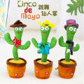 Talking Cactus Toys for Boys Girls Talking Cactus Toy with 120 English Songs and LED Lighting for Home Decoration. 