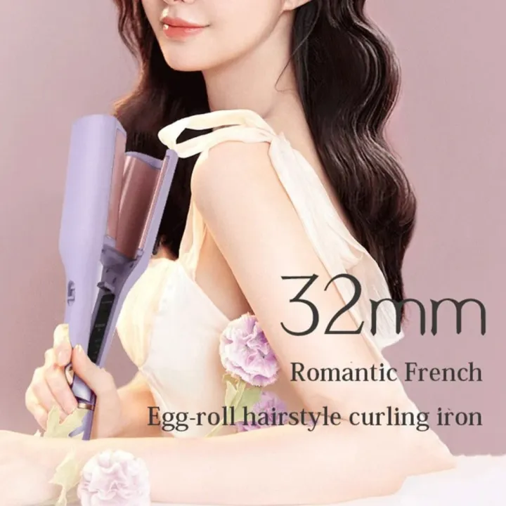 Fast%20Plastic%20Egg%20Roll%20Hair%20Waving%20Iron%204%20Gear%20Professional%20Big%20Wave%20Hair%20Curler%2032mm%20Water%20Ripple%20V-Shaped%20Hair%20Curling%20-%20Image%203