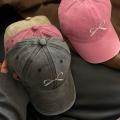 Breathable Bow Embroidered Baseball Hat Lightweight Adjustable Sunscreen Vintage Baseball Cap Embroidered Soft Top Sunproof Cap for Travel Hat Outdoor Sun Shade Women's Cap Daily Wear Streetwear. 