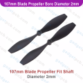 107mm Blade Propeller Prop Blade CW+CCW Fit Shaft Diameter 2mm For RC Toy Plane Model. 