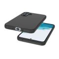 Premium Silicone Matte Soft Phone Case - Black For Samsung Galaxy A54. 