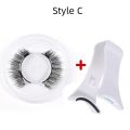 Long Lasting Natural Magnetic Eyelashes Reusable Simulation False Eyelashes Glue-free Fluffy Wispy Non-glue False Eyelashes Eye Makeup.