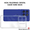 For Motorola Edge 60 Pro 5G Premium Silicone Case Crystal Clear Soft TPU Ultra-Thin Transparent Flexible Protective Mobile Phone Back Cover.
