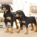 Lifelike Dog Plush Toy 70cm Giant Realistic Animals Stuffed Rottweiler Dog Plush Toys Home Decoration Gift For Children. 