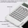Scientific Calculators, 12-Digit LCD Display with Erasable Writing Tablet Foldable for Home School Meeting and Study.