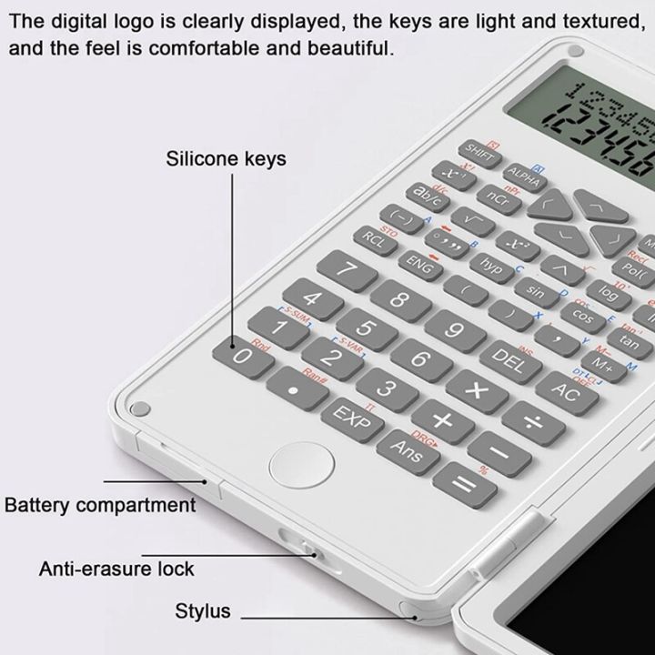 Scientific%20Calculators,%2012-Digit%20LCD%20Display%20with%20Erasable%20Writing%20Tablet%20Foldable%20for%20Home%20School%20Meeting%20and%20Study%20-%20Image%202