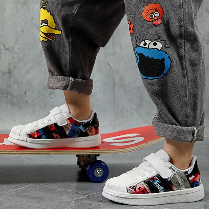 XZVZ%20Kids%20Sneakers%20Lightweight%20Children's%20Shoes%20MD%20Shock%20Absorption%20Non-slip%20Sole%20Casual%20Shoes%20PU%20Leather%20Upper%20Boys%20Sneakers%20-%20Image%206