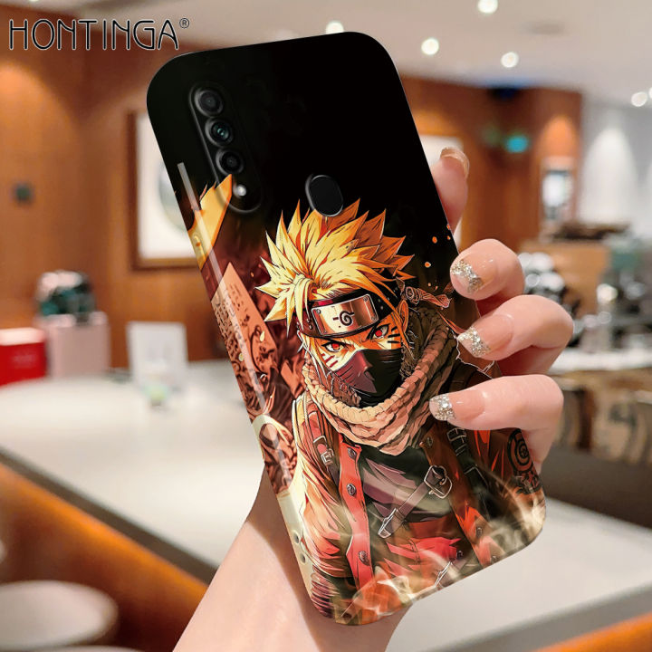 Hontinga for OPPO A31 2020 Back Cover Cool Uzumaki Naruto All-inclusive Film Hard Phone Case Camera Protection Mobile Cover
