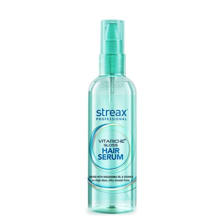Streax%20Vitariche%20Gloss%20Hair%20Serum%20%E2%80%93%20115ml%20%7C%20Professional%20Shine%20&%20Smoothness%20-%20Image%202