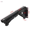 2 Pieces Under Desk Keyboard Tray Adjustable Keyboard Bracket for Computer Elbow Support. 