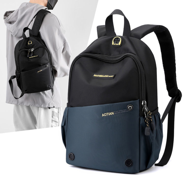 New Small Oxford Backpack Men Travel Back Pack Multifunctional