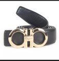 Black Artificial Leather Belt For Men - Belt For Men. 