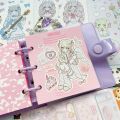 Panda Korean Stickers Character Stickers Cute Girl Handbook Stickers Decoration DIY.