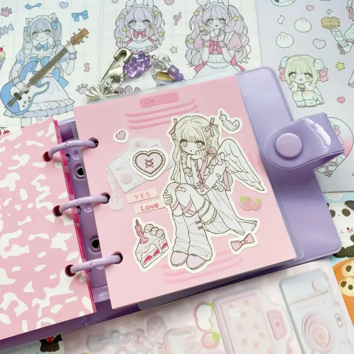Panda%20Korean%20Stickers%20Character%20Stickers%20Cute%20Girl%20Handbook%20Stickers%20Decoration%20DIY%20-%20Image%204