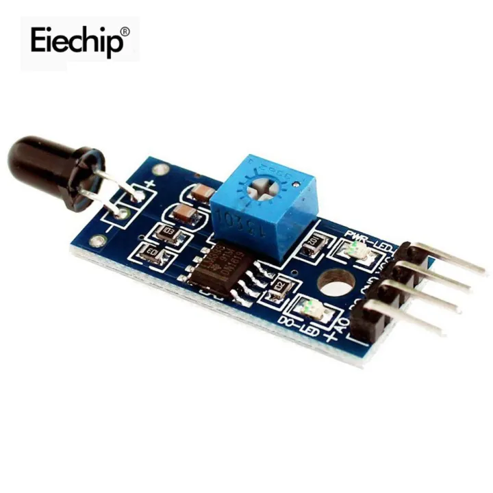 【happy one】IR Infrared 4 Wire Flame Sensor Module IR Flame Sensor ...