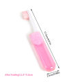 Travel Portable Folding Toothbrush Super Soft Bristle Toothbrush Travel Camping Hiking Outdoor Easy To Take Teethbrush. 