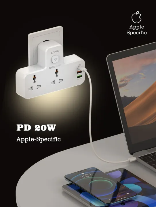 LDNIO%20Power%20Strip%202%20Port%20with%202%20USB%20and%201%20USB-C%20PD%20&%20QC3.0%20E%20-%20Image%207