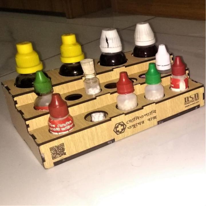 Homeopathic Medicine Organizer Box