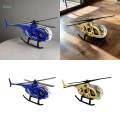 Small Diecast Alloy Helicopter Airplane Toy Birthday Gift Kids Toys Holiday Present Party Favor Desktop Decor for Boys and Girls Plane Model.