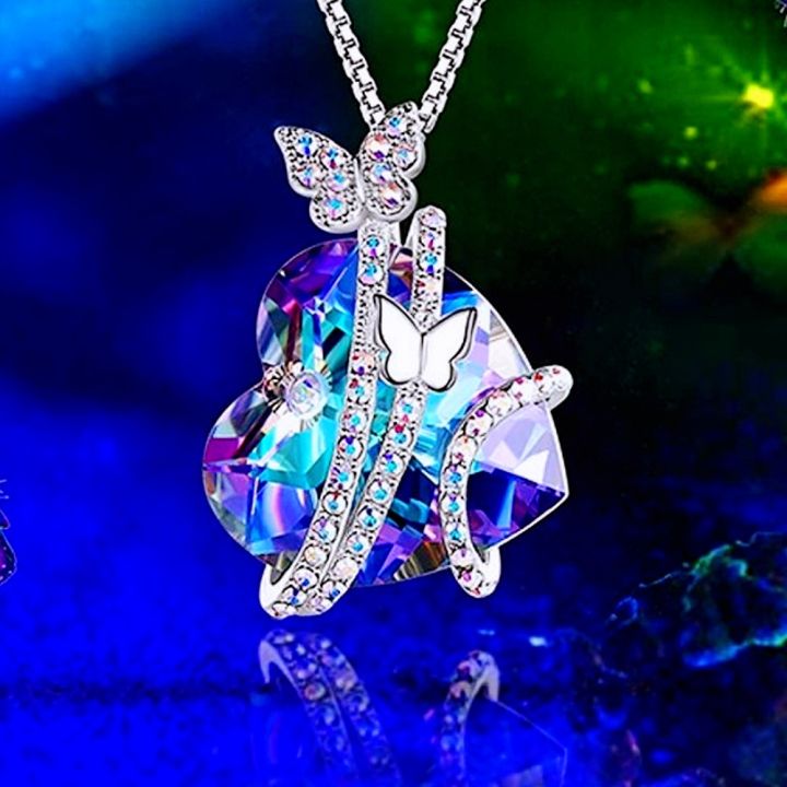 Fashion%20Love%20Butterfly%20Necklace%20Exquisite%20Ladies%20Girl%20Heart%20Pendant%20Valentine's%20Day%20Mother's%20Day%20Anniversary%20Gift%20Jewelry%20-%20Image%203