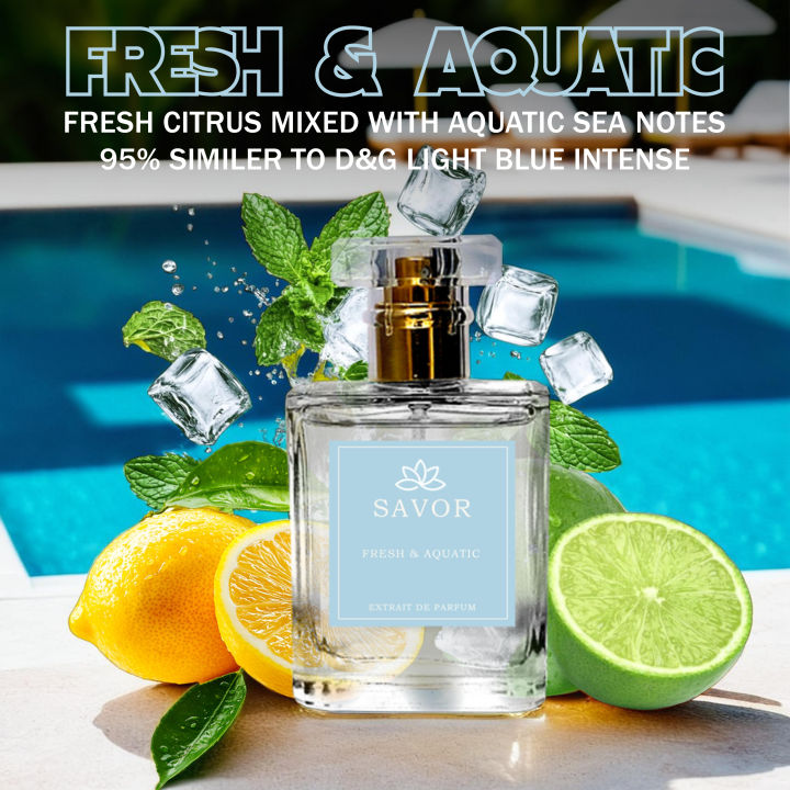 Men's Perfume for Summer | Savor Fresh & Aquatic