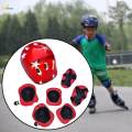 7 Pieces/Set Kids Bike Portable for Skateboard Sports Roller Skating. 