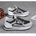 Men's Shoes Summer Breathable Trendy Wild Running Men's Casual Sports Mesh Shoes Men's White Daddy Shoes.