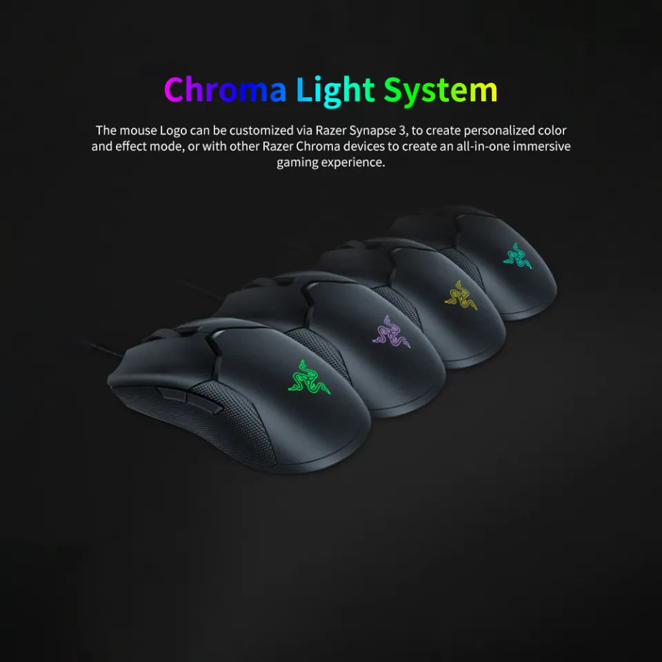 Razer Viper Wired Gaming Mouse 16000DPI RGB Computer Mice PAW3390