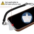 Mobile Phone Anti-theft Lanyard Set Adjustable Neck Strap Holder Sling Rope Universal Silicone Lanyard Case Cover Holder Belts.