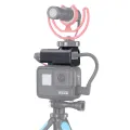 VIJIM GP-3 Microphone Mount for GoPro Hero 7, 6, 5 and Housing for Mic Adapter, Works GoPro Case with Universal Cold Shoe Adapter. 