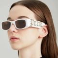 2023 New Punk Style PALM Letters Fashion Sunglasses Black Frame Ins Hip Hop Sun Glasses Unisex for Women Men. 