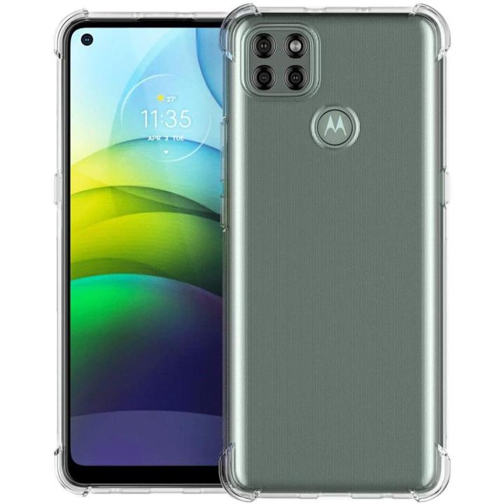 For Motorola Moto G9 Power Transparent Soft Gel TPU Reinforced Corners Cushion Bumper Shockproof Drop Protection Case Cover