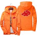 Men's Akatsuki Anime Hooded ber Zipper Thin Windbreaker Sun Protection Thin Breathable Coat Casual Srts Coat Jacket 5XL 7XL.