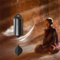 Deep Resonance Serenity Bell Windchime - Metal Hanging Wind Chime. 