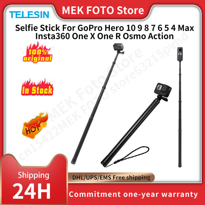 TELESIN 118''/3M Ultra Long Monopod Carbon Fiber Selfie Stick