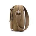 Men's Casual Style Canvas Shoulder Messenger Bags Multi-Pocket With Lid Handbag Crossbody Flap Bag For Man Business Sling Bag.