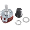 3X Electronic Machine 4P3T 4Pole 3 Position 2 Deck 16 Pin Rotary Switch. 
