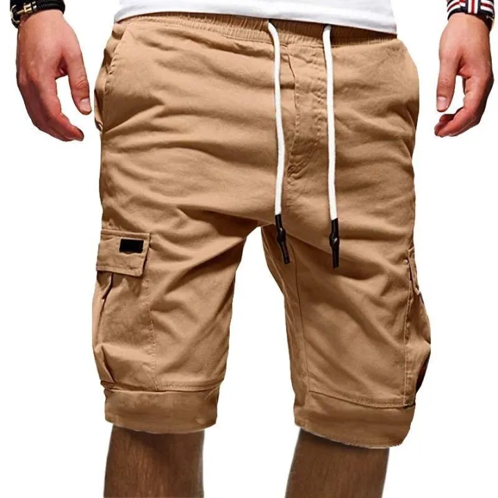 MCSORLEY%202022%20Summer%20Men's%20Casual%20Multi-pocket%20Five-point%20Joggers%20Pants%20Male%20Outdoor%20Running%20Sports%20Cargao%20Shorts%20Hot%20Breeches%20-%20Image%204