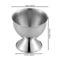 Egg Cups Set Stainless Steel Eggs Hard Boiled Eggs and Soft Tray Tool Holders Kitchen.