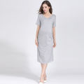 Summer Pregnant Dresses V-neck Solid Maternity Clothes Plus Size Gravida Dresses For Pregnancy Women S-XXL. 