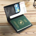 SSB PASSPORT COVER HOLDER LEATHER BLACK SB-PH17.