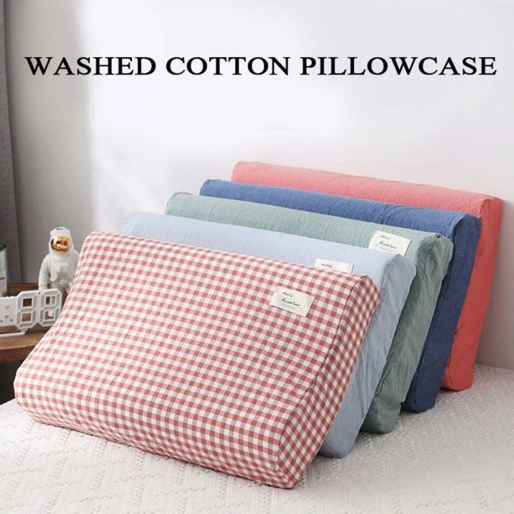 Home%20Textile%20Cotton%20Latex%20Pillows%20Case%20Solid%20Color%2050*30cm/60*40cm%20Pillow%20Cover%20Soft%20Comfortable%20Sleeping%20Pillowcase%20Pillow%20-%20Image%207