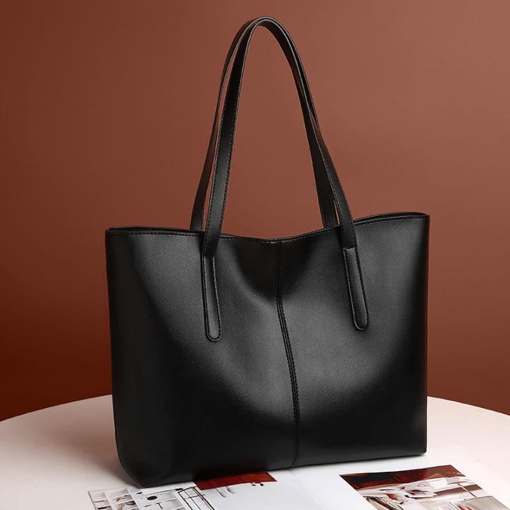 Bag%202021%20New%20Korean%20Version%20Tide%20Large%20Capacity%20Ladies%20Student%20Shoulder%20Bag%20Handbag%20Versatile%20Simple%20Women's%20Bag%20Big%20Bag%20-%20Image%203